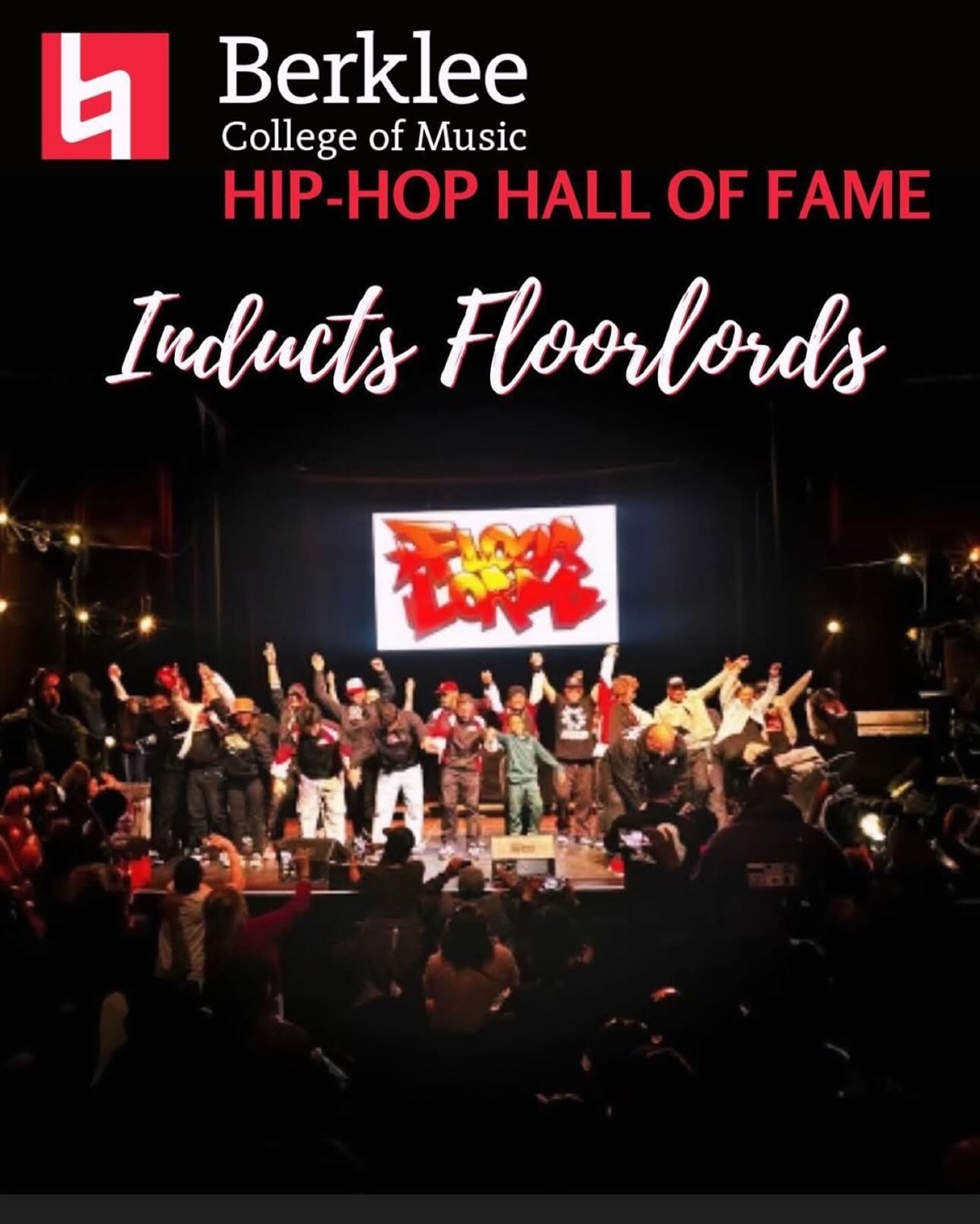 Berklee Hip-Hop Hall of Fame flyer