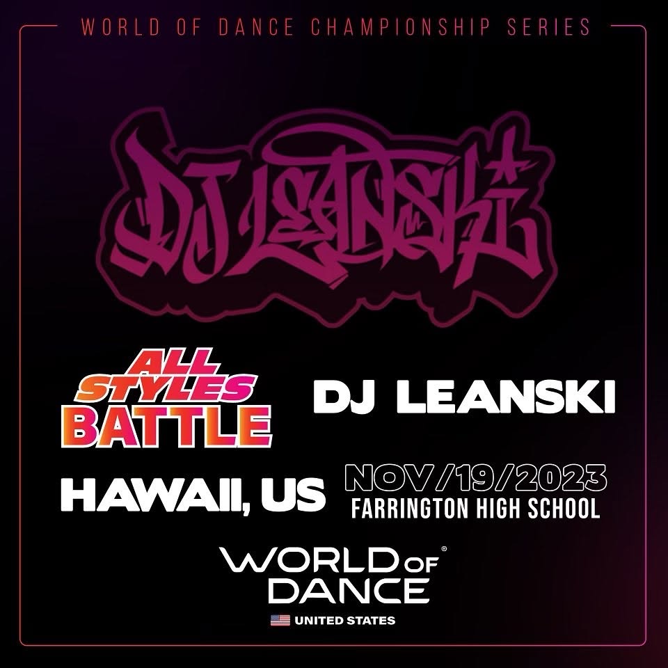 World of Dance Championship flyer