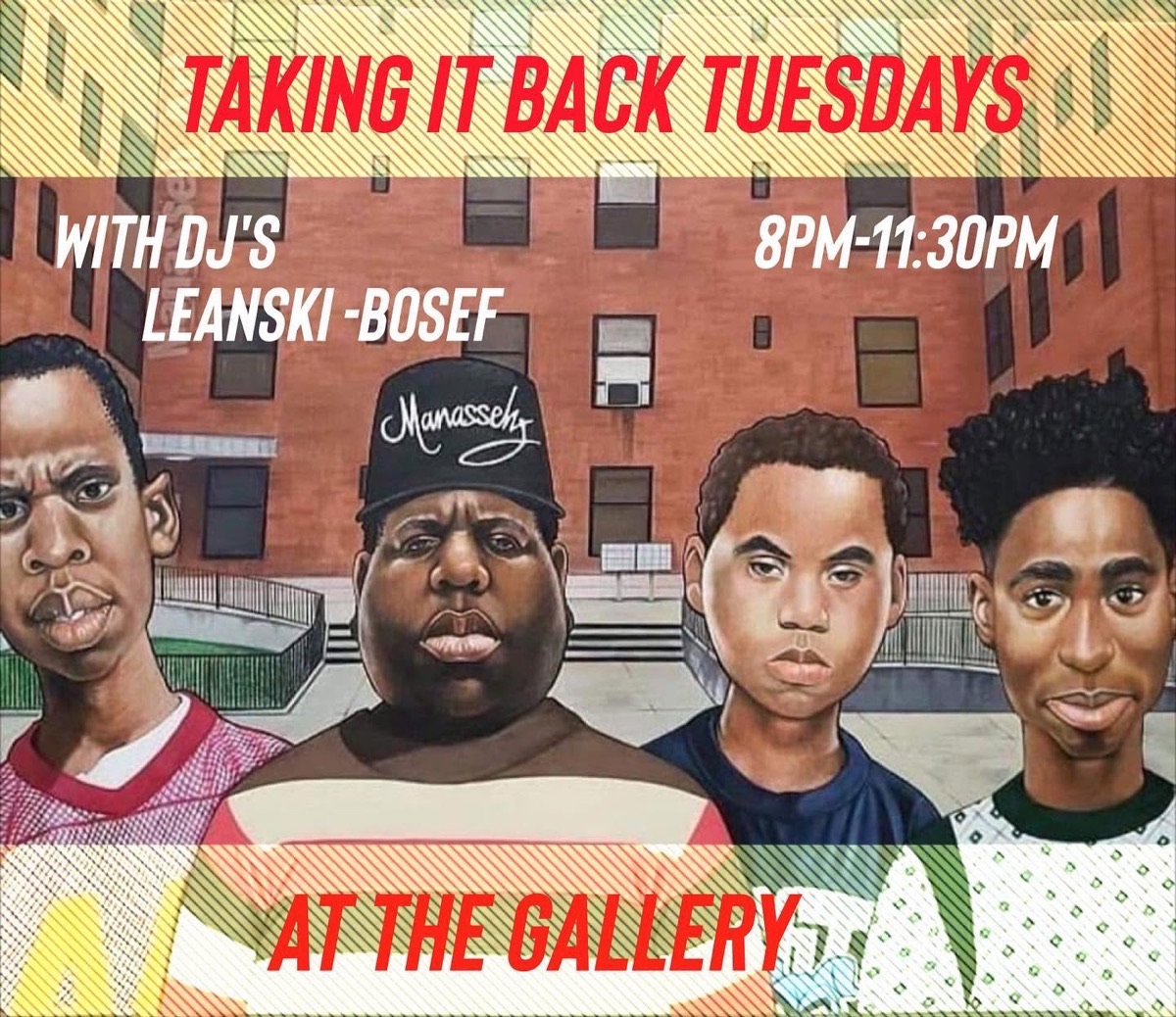 Taking It Back Tuesdays flyer