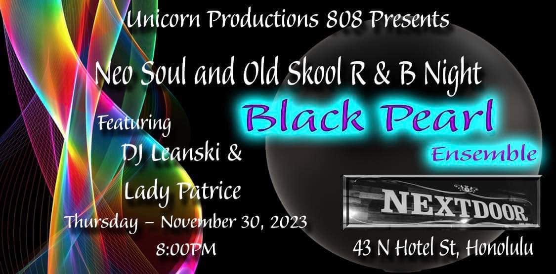 Neo Soul and Old Skool R&B Night flyer