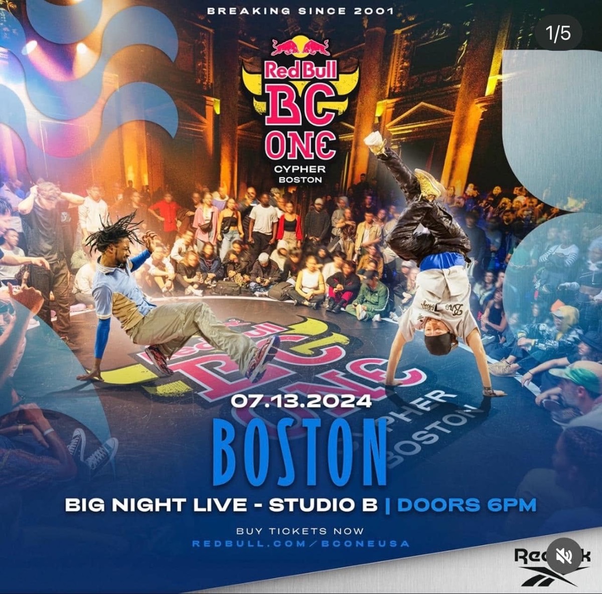 Red Bull BC One Cypher Boston flyer