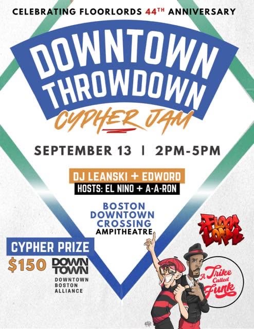 Downtown Throwdown Cypher Jam flyer