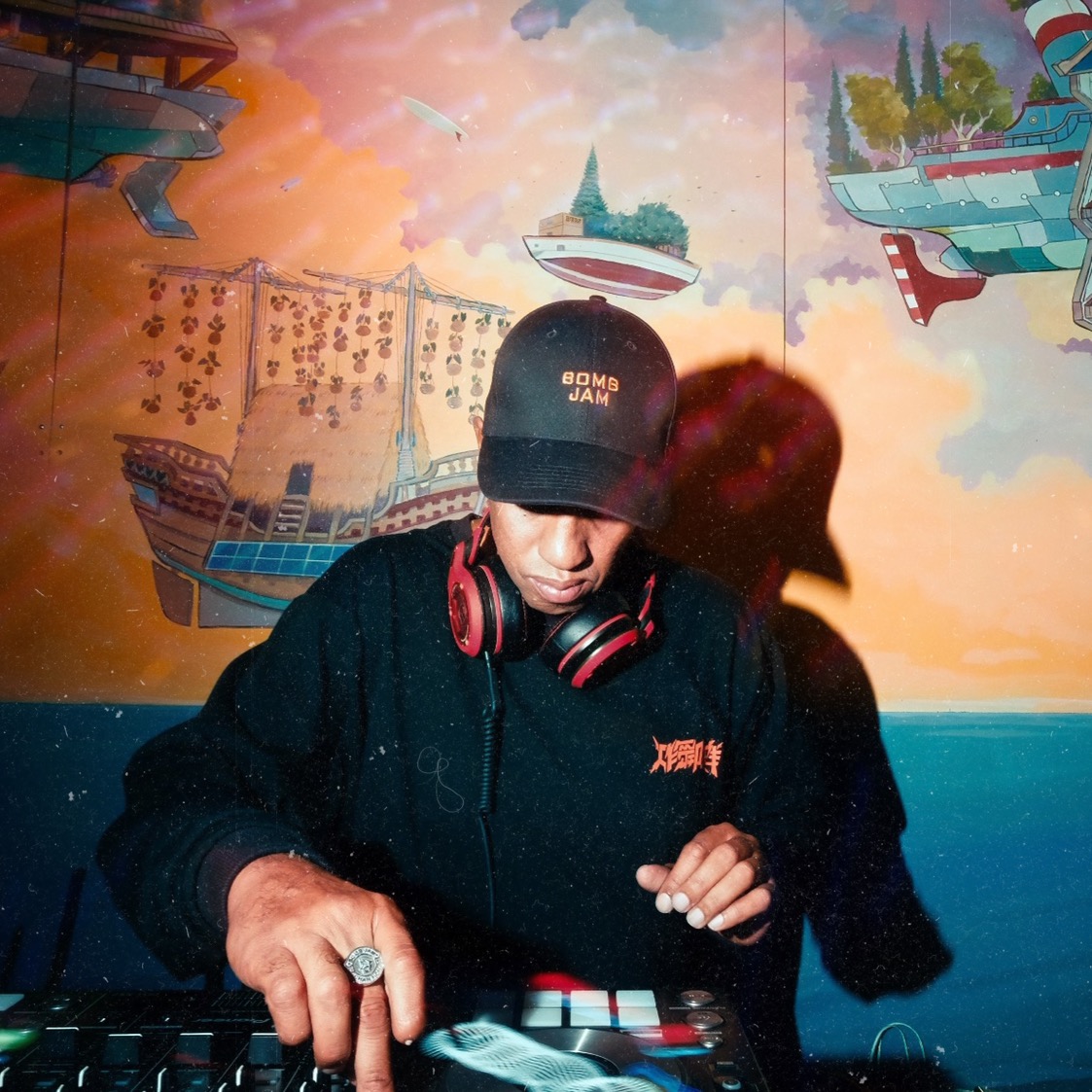 DJ Leanskee at a brand activation
